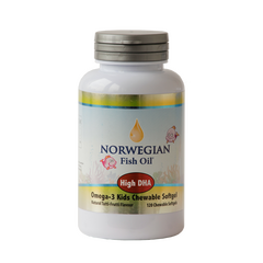 Norwegian Fish Oil Омега-3 жевательные капсулы с витамином D (NFO) 120 капсул, фото 