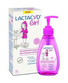 Лактацид girl для девочек средство для интим гигиены 200 мл, фото 