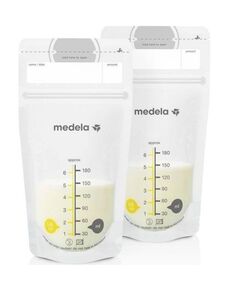 Медела пакеты для хранения грудного молока одноразовые полимерные 180 мл N50, фото 