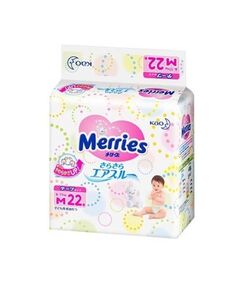 Подгузники Меррис/Merries AT M N22 (6-11кг), фото 