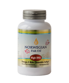 Norwegian Fish Oil Омега-3 жевательные капсулы с витамином D (NFO) 120 капсул, фото 