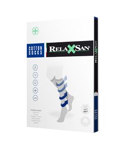 Гольфы компрессионные мужские Релаксан cotton socks 820 140ден N4 хлопок 18-22мм (черные), фото 