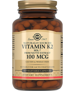 Солгар натуральный витамин К2 менахинон 7 100мкг капс. 660мг N50, фото 