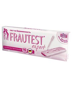Тест на беременность Фраутест эксперт в кассете с пипеткой N1, фото 