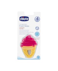Чикко/chicco прорезыватель с водой фреш релакс fresh relax охлаждающий мороженое красное 4+мес (310412049), фото 