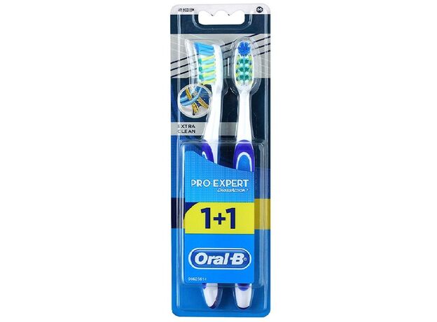 Зубная щетка Орал би проэксперт экстра чистка средняя 40 (1+1), фото 