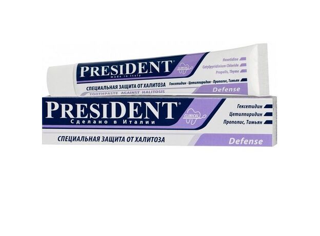 Зубная паста  Президент дефенс 50 мл, фото 