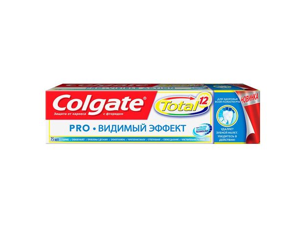 Зубная паста -гель Колгейт тотал 12 видимый эффект 70 мл, фото 
