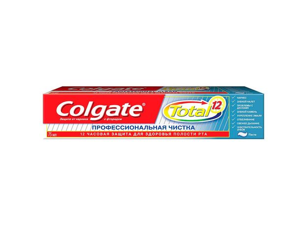 Зубная паста  Колгейт тотал 12 проф чистка 70 мл, фото 