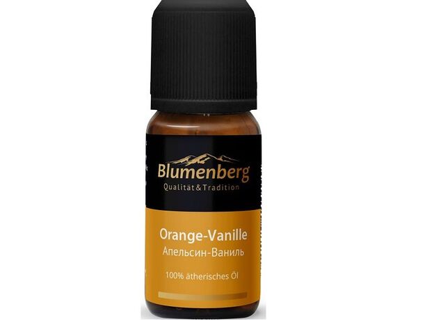 Масло эфирное Blumenberg смесь эфирных масел :апельсин-ваниль 10 мл, фото 