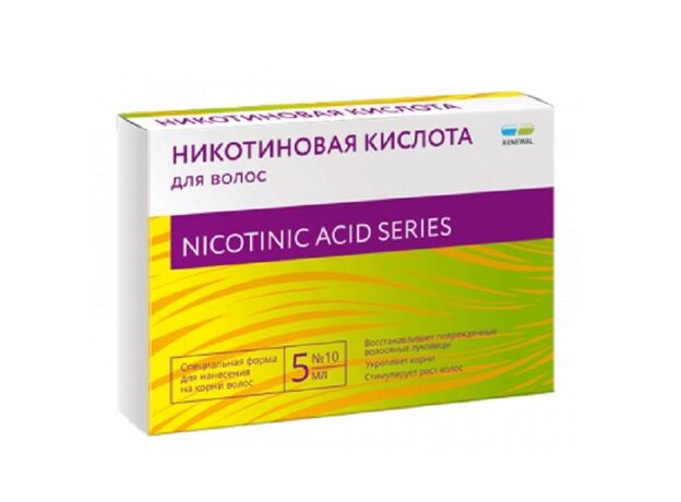 Никотиновая кислота для волос 0 мл N10 (Renewal), фото 