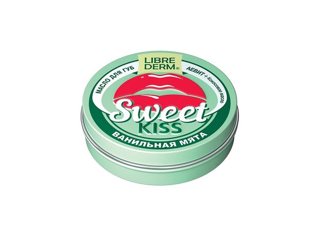 Либридерм Масло для губ SWEET KISS Ванильная мята АЕвит + кокосовое масло, 20 мл, фото 