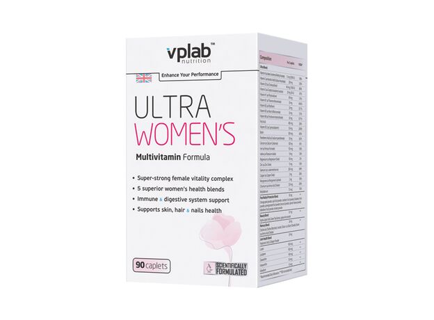 Vplab ультра вумен мульти витамин формула/ultra womens multivitamin formula капс N90, фото 