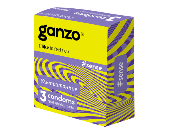 ГАНЗО Sense презервативы тонкие №3, фото 
