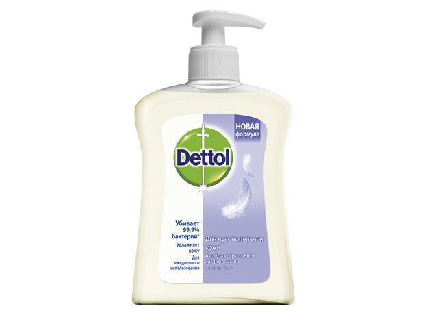 Деттол мыло жидкое антибактериальное для рук глицерин 250 мл, фото 
