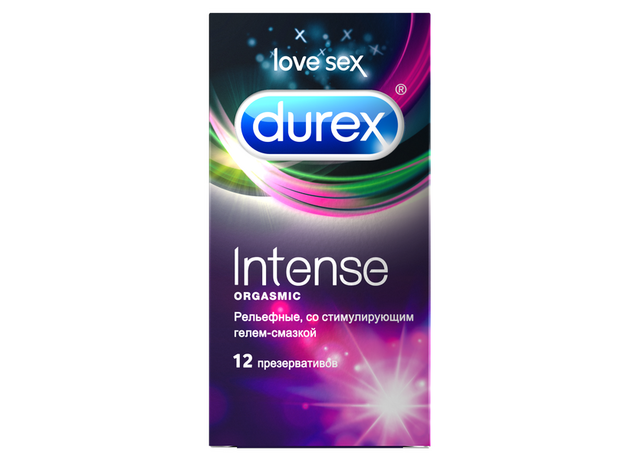 Презервативы Дюрекс intense orgasmic рельефные N12, фото , изображение 2