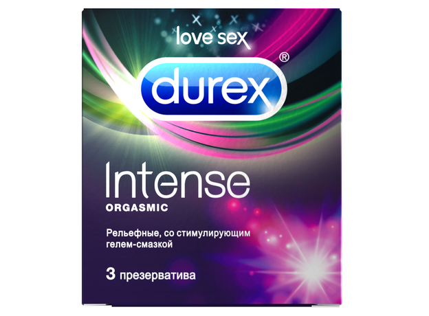 Презервативы Дюрекс intense orgasmic рельефные N3, фото , изображение 2