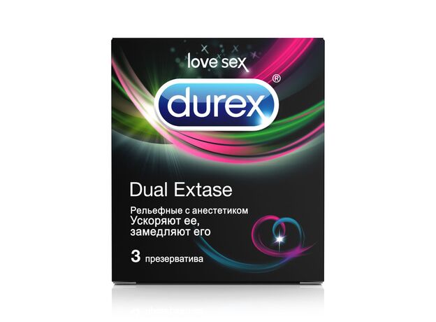 Презервативы Дюрекс двойной экстаз N3, фото , изображение 2