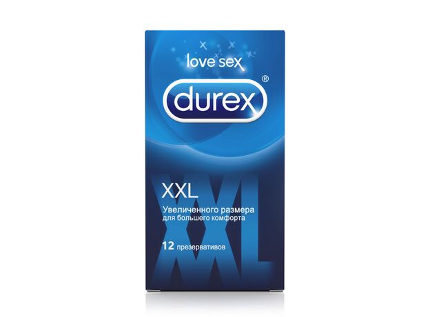 Презервативы Дюрекс комфорт XXL N12 увеличенный размер, фото 