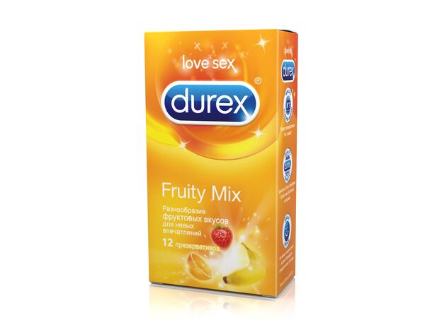 Презервативы Дюрекс селект фрутти микс N12 цветные ароматизированные, фото , изображение 2