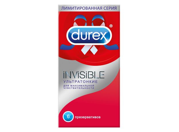 Презервативы Дюрекс инвизибл ультратонкие N6, фото 